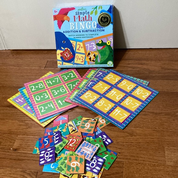 Math Bingo Addition & Subtraction Game - Picture 2 of 11